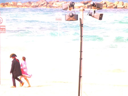 Napoleon und unbekannte Frau