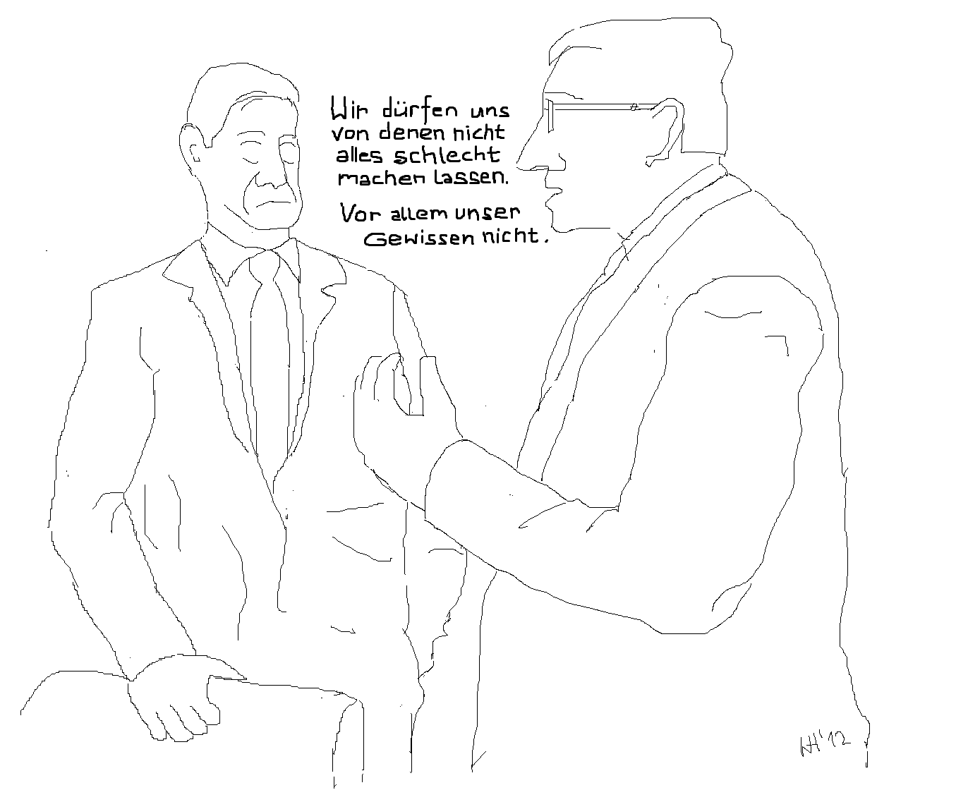 4) Schlecht machen lassen